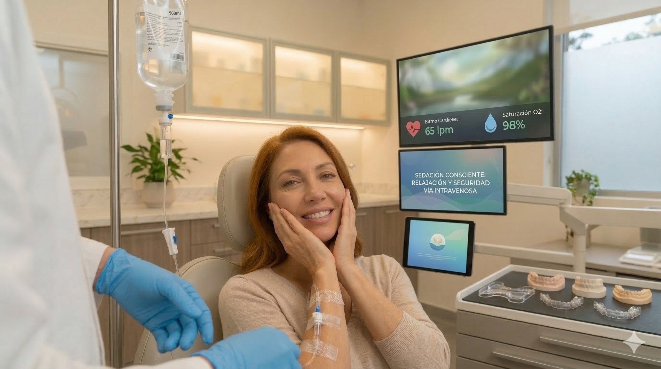 Sedación consciente dental en la clínica de Chamartín